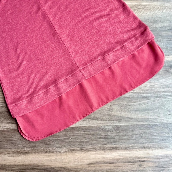 J.Crew Sleeveless Layered Hem Tank Top in Rosewood – Size M - Picture 6 of 9